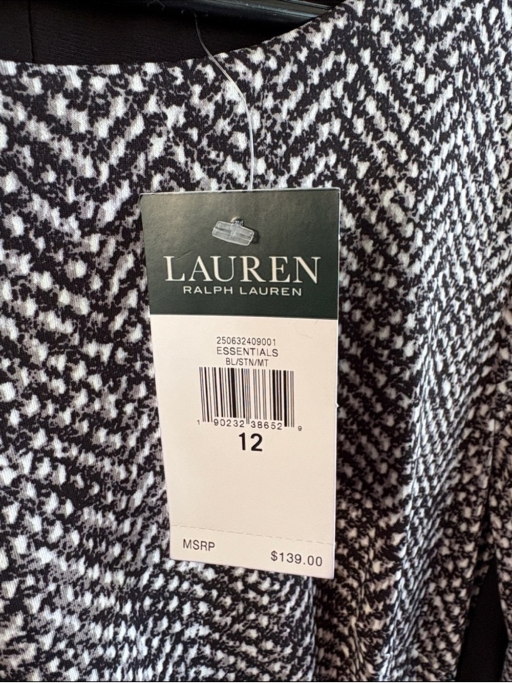 Ralph Lauren Ruched Waist Illusion Stretch Dress Size 12 Retail $139.00 NWT - Picture 3 of 10